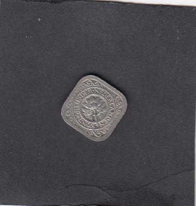 Beschrijving: 5 Cent WILHELMINA  